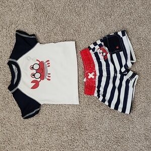 Baby Swimsuit Set Size 12 M